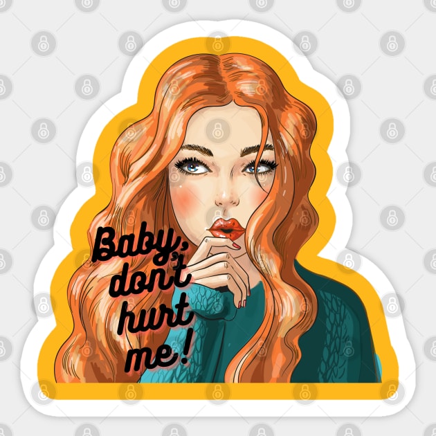 Pretty woman. Sticker by BlashkaShop